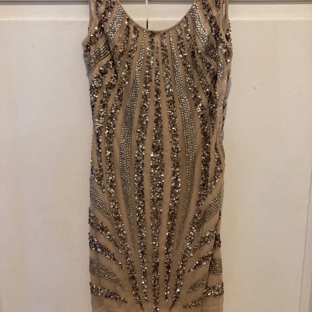 Sequin evening dress